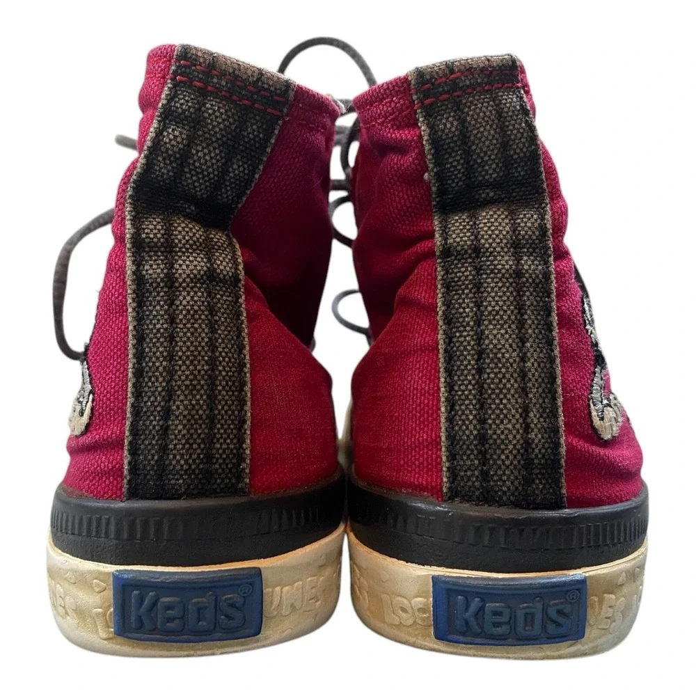 Retro Keds‎ Looney Tunes WB High-Top Baseball Canvas Sneaker 90's VINTAGE Sz 9